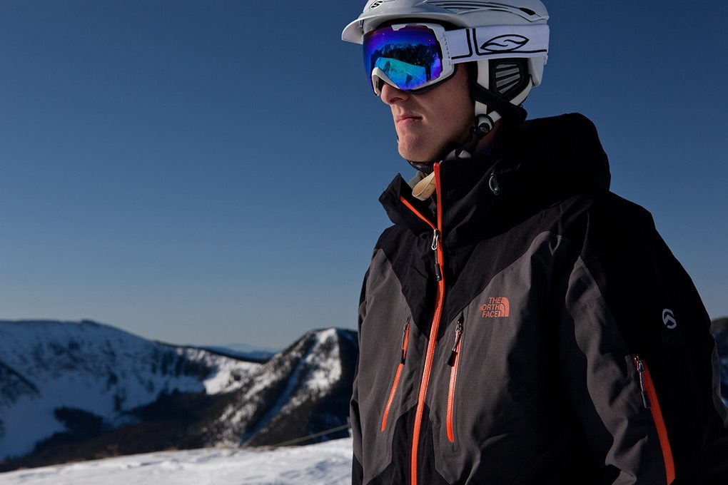 Will Brown, in The North Face Hecktic Jacket, Taos Ski Valley.