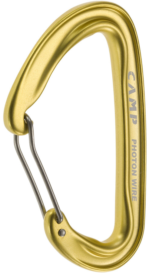 Matt Zia reviews the CAMP Photon Wire Straight Gate Carabiner, Blister Gear Review