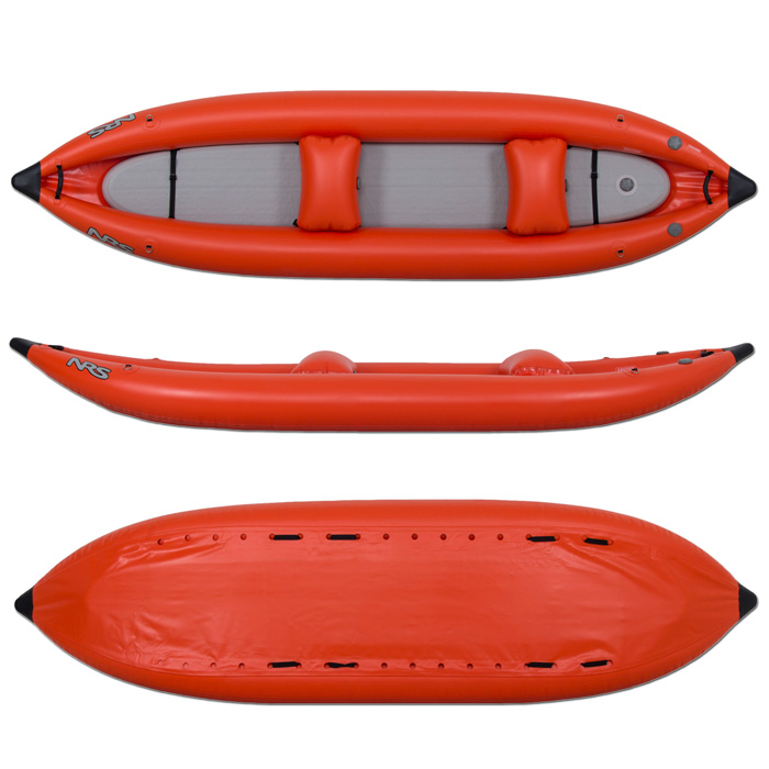 John Nestler reviews the NRS Outlaw II inflatable kayak, Blister Gear Review.