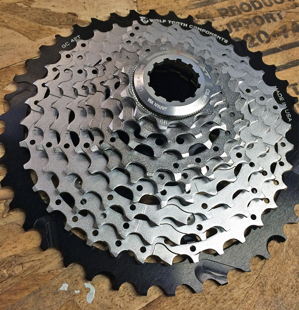 Tom Collier reviews the Wolftooth GC42 Cassette Cog for Shimano, Blister Gear Review.
