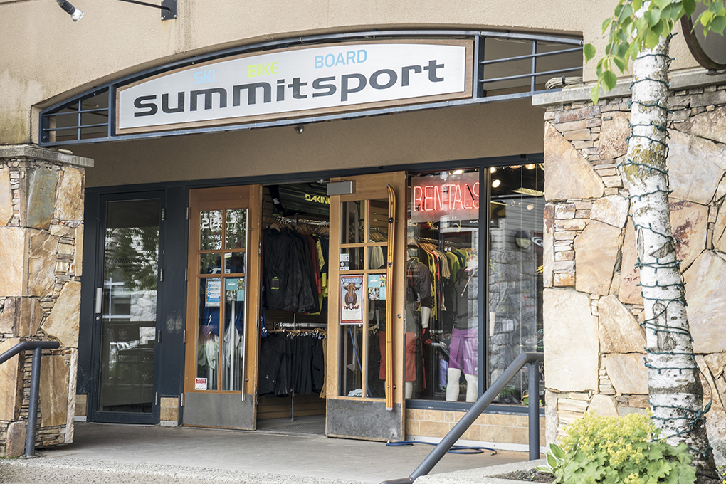 Blister Shop Summit Sports Whistler.