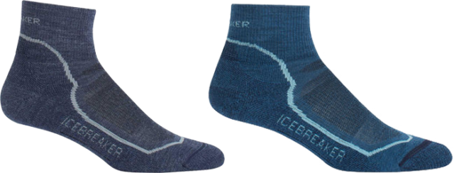 Win men's and women's Icebreaker cool-lite sphere short sleeve crewe shirts and hike+ Light Mini socks, Blister Gear Giveaway